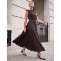 Roman Knee Length Dress Brown Mix