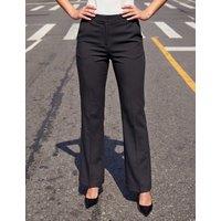Roman Bootcut Stretch Trousers Charcoal Mix