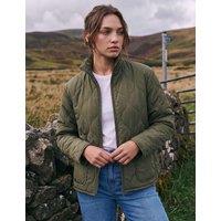 Roman Petite Padded Jacket Khaki Mix