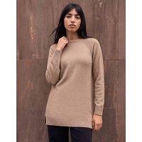 Roman Petite Longline Knit Jumper Stone