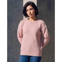 Roman Textured Jumper Light Pink Mix