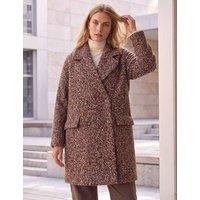 Roman Soft Touch Revere Collar Coat Chocolate