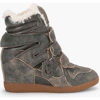 Steve Madden Mavis Leather Trainers Brown