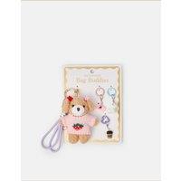 ACCESSORIZE 3 Pack Fashionista Dog Bag Charm Keyring Brown
