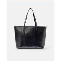 ACCESSORIZE Faux Leather Tote Bag Black