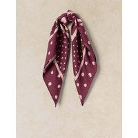 White Stuff Millie Square Scarf Plum