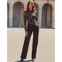 SOSANDAR Wide Leg Jeans Black