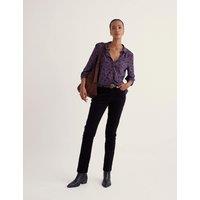 Seasalt Cornwall Floral Collared Shirt Purple Mix