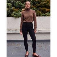 Roman Fleece Backed Jean Black