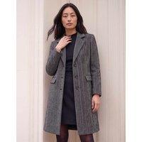 Roman Petite Herringbone Coat Black
