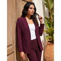 Roman Tailored Blazer Burgundy