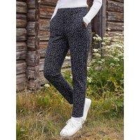 Roman Leopard Print Tapered Joggers Dark Grey