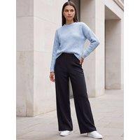 Roman Ponte Wide Leg Trousers Black