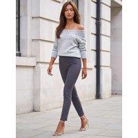 Roman Full Length Elastic Stretch Trousers Dark Grey