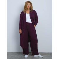 Live Unlimited London Supersoft Cardigan Plum