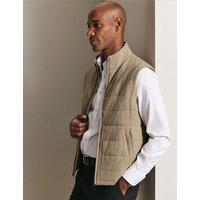 Charles Tyrwhitt Quilted Gilet Taupe