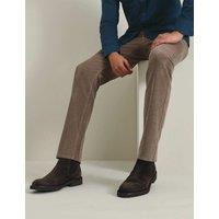 Charles Tyrwhitt Slim Fit Corduroy 5 Pocket Stretch Trousers Brown