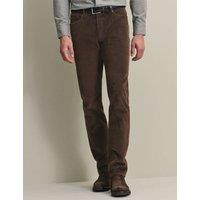 Charles Tyrwhitt Slim Fit Corduroy 5 Pocket Stretch Trousers Chocolate