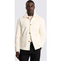 MOSS Moleskin Shacket Light Cream