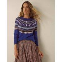 Monsoon Fair Isle Jumper Blue Mix