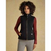 Joules Fleece Funnel Neck Gilet Black