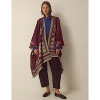 Monsoon Jacquard Scarf Berry