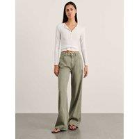 Jag Mid Rise Straight Leg Jeans Green
