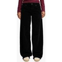 Superdry & Co Cotton Rich Cord Textured Wide Leg Trousers Brown