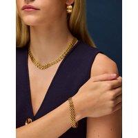 ACCESSORIZE 14ct Gold Plated Watch Link Bracelet Gold