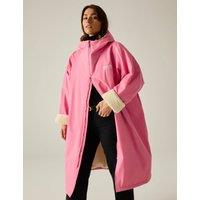 Regatta Waterproof Leopard Print Padded Coat Light Pink Mix