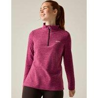 Regatta Sweethart Half Zip Fleece Jacket Purple