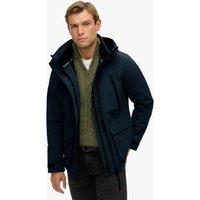 Superdry & Co Lightweight Hooded Colour Block Windbreaker Jacket Navy