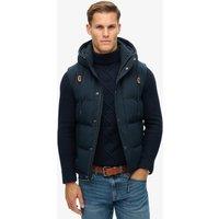 Superdry & Co Padded Hooded Puffer Gilet Navy