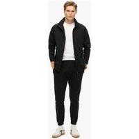 Superdry & Co Elasticated Waist Pure Cotton Tapered Joggers Black