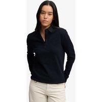 Superdry & Co Pure Cotton Oversized Rugby Top Navy
