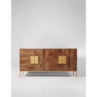 Swoon Banner Mango Wood 4 Door Sideboard Light Brown
