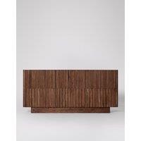 Swoon Hampstead Acacia Wood 3 Door Sideboard Dark Brown