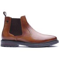 Base London Leather Pull-on Chelsea Boots Tan