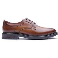 Base London Leather Derby Shoes Tan
