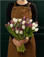 An Abundance of Pastel Tulips Bouquet