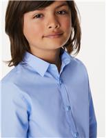 3pk Boys Slim Fit Easy Iron School Shirts (2-16 Yrs)