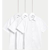 3pk Boys Easy Iron School Shirts (2-16 Yrs)