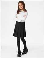 3pk Girls Slim Fit Easy Iron School Shirts (2-16 Yrs)