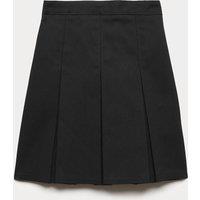 M&S Girls' Slim Fit Permanent Pleats School Skirt (2-18 Yrs) Black
