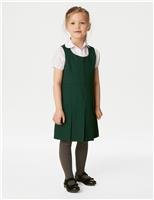 Girls Pleated School Pinafore (2-12 Yrs)