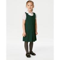 Girls Pleated School Pinafore (2-12 Yrs)