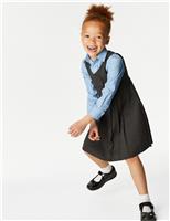 Girls Double Breasted School Pinafore (2-12 Yrs)