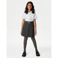 Girls Permanent Pleats School Skirt (2-16 Yrs)