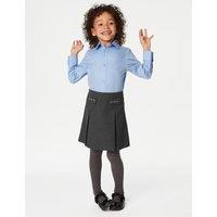 Girls Embroidered School Skirt (2-18 Yrs)