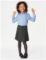 Girls Embroidered School Skirt (2-18 Yrs)